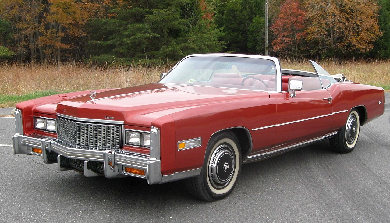 Cadillac, Eldorado, Vintage, 1976, Kabrioletas, Automobilis, Automobilis, Prabanga, Transporto Priemonė, Nemokamos Nuotraukos