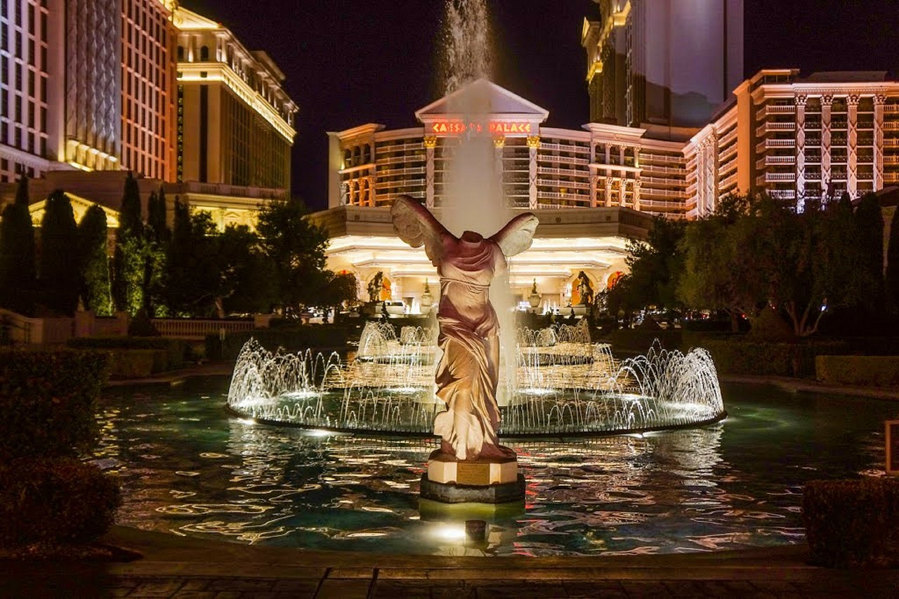Caesars, Rūmai, Las Vegasas, Nevada, Viešbutis, Fontanas, Architektūra, Skulptūros, Vanduo, Vegas