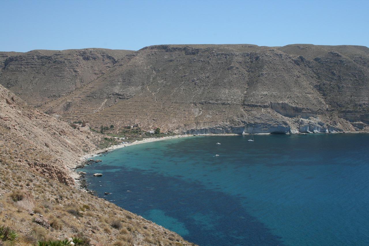 Cala San Pedro, Níjar, Cabo De Gata, Paplūdimiai, Turizmas, Almerija, Nemokamos Nuotraukos,  Nemokama Licenzija