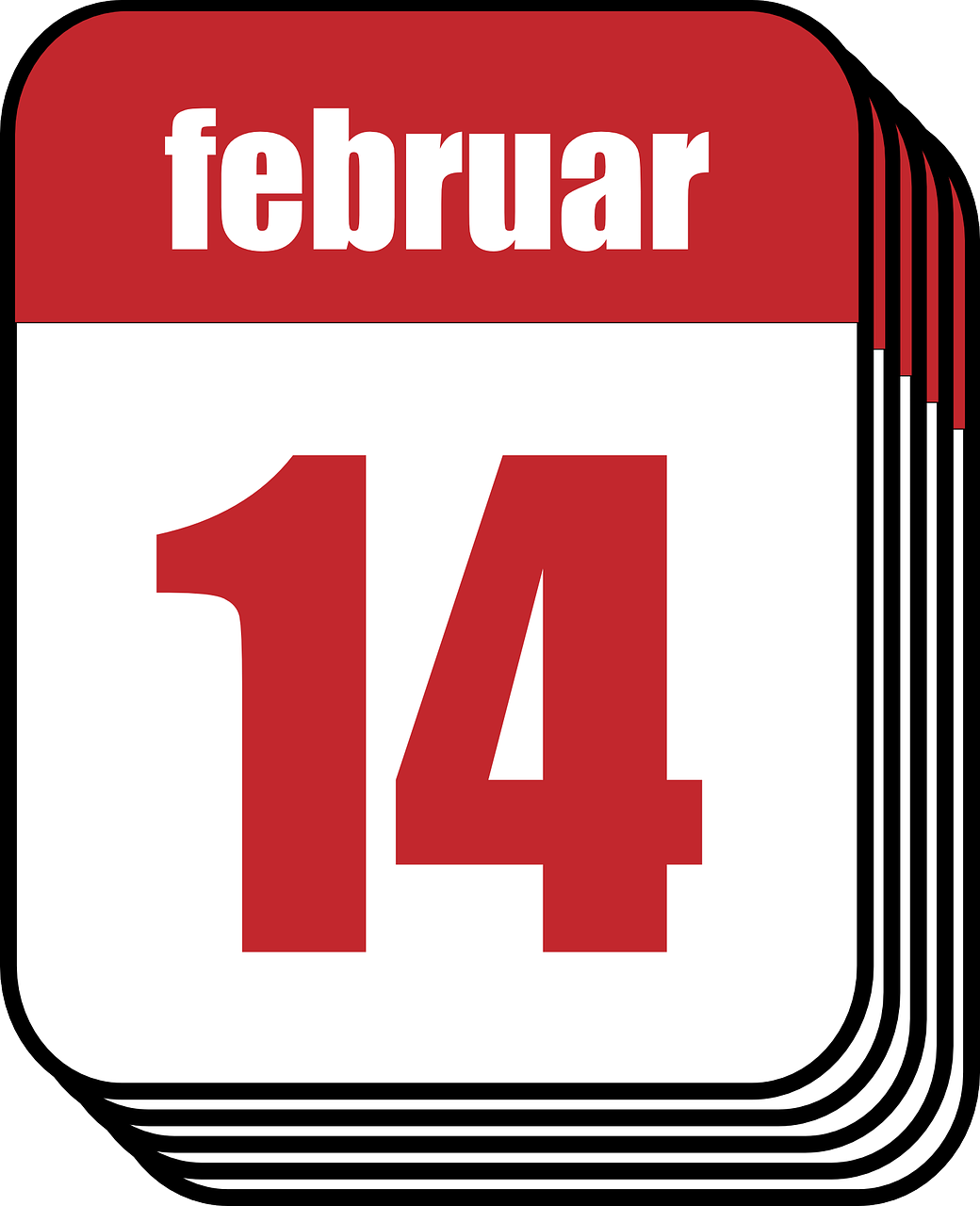 Kalendorius, Vasaris, Valentine, Valentino Diena, Nemokama Vektorinė Grafika, Nemokamos Nuotraukos,  Nemokama Licenzija