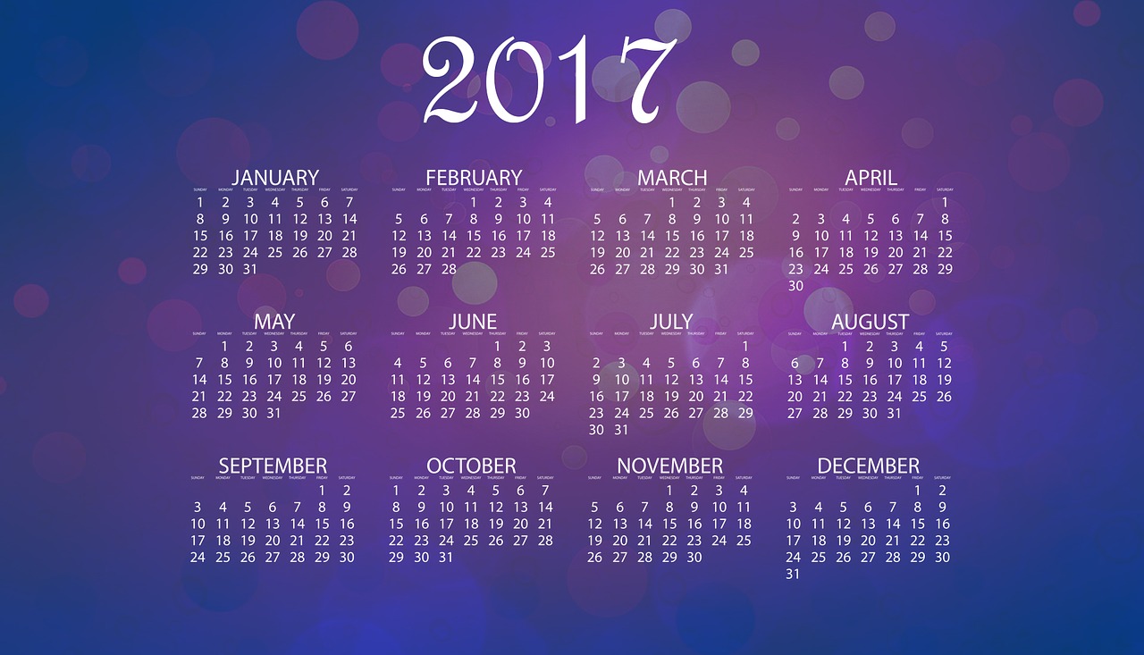 Kalendorius, 2017, Data, Laikas, Nemokamos Nuotraukos,  Nemokama Licenzija