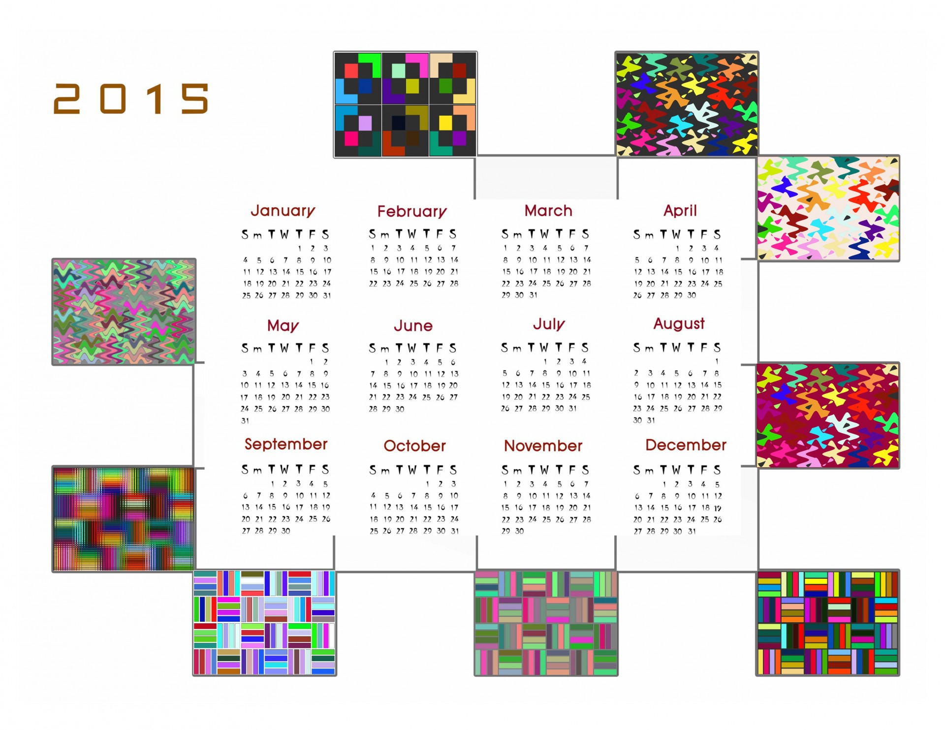 Kalendorius & Nbsp,  2015,  Kalendorius,  Planuotojas,  Apdaila,  Metai,  Mėnuo,  Mėnesių,  Duomenys,  Abstraktus