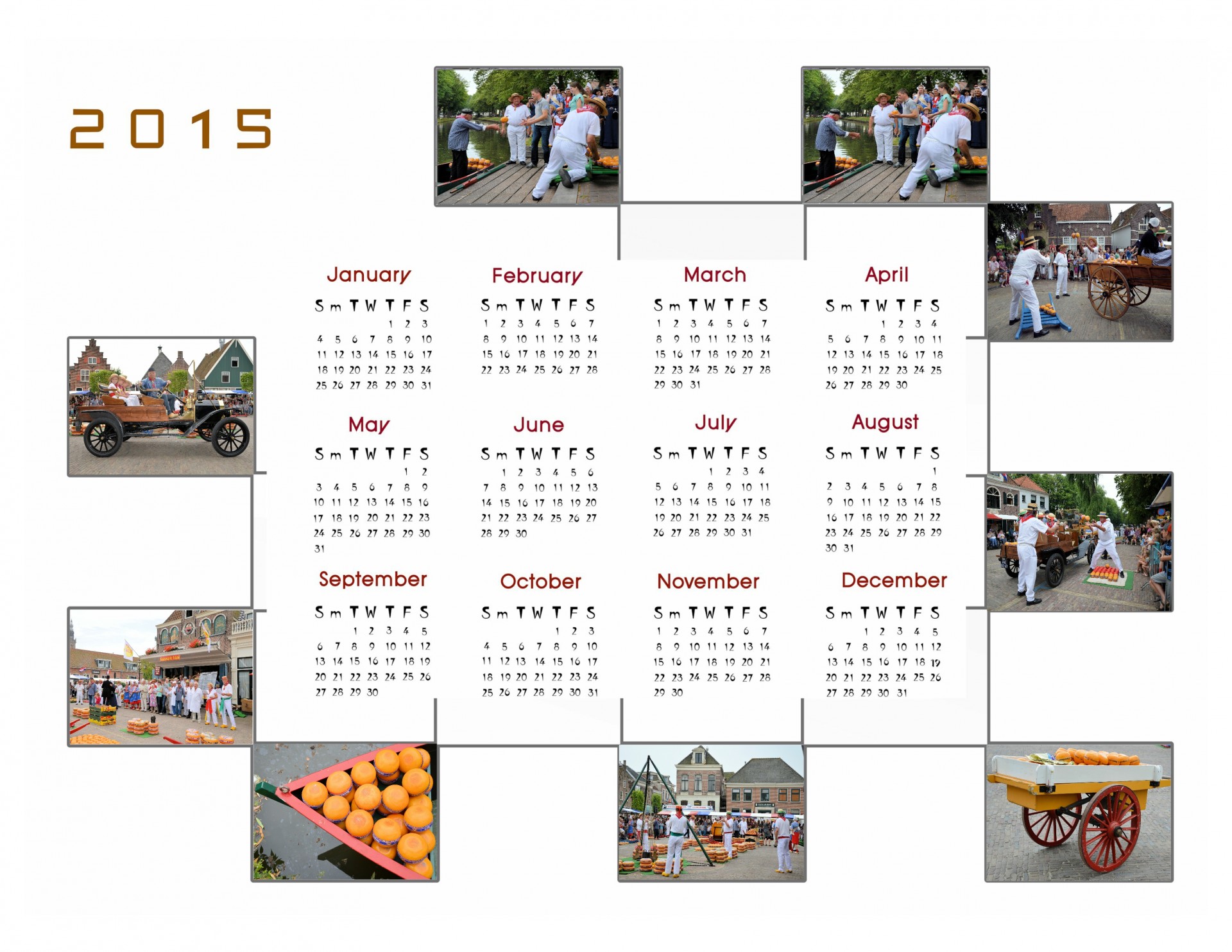 Kalendorius & Nbsp,  2015,  Kalendorius,  Planuotojas,  Apdaila,  Metai,  Mėnuo,  Mėnesių,  Duomenys,  Sūrio Rinką