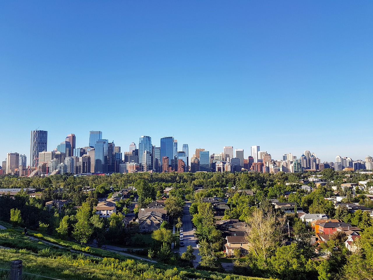 Kalgaris, Panorama, Alberta, Panorama, Miestas, Centro, Kanada, Nemokamos Nuotraukos,  Nemokama Licenzija