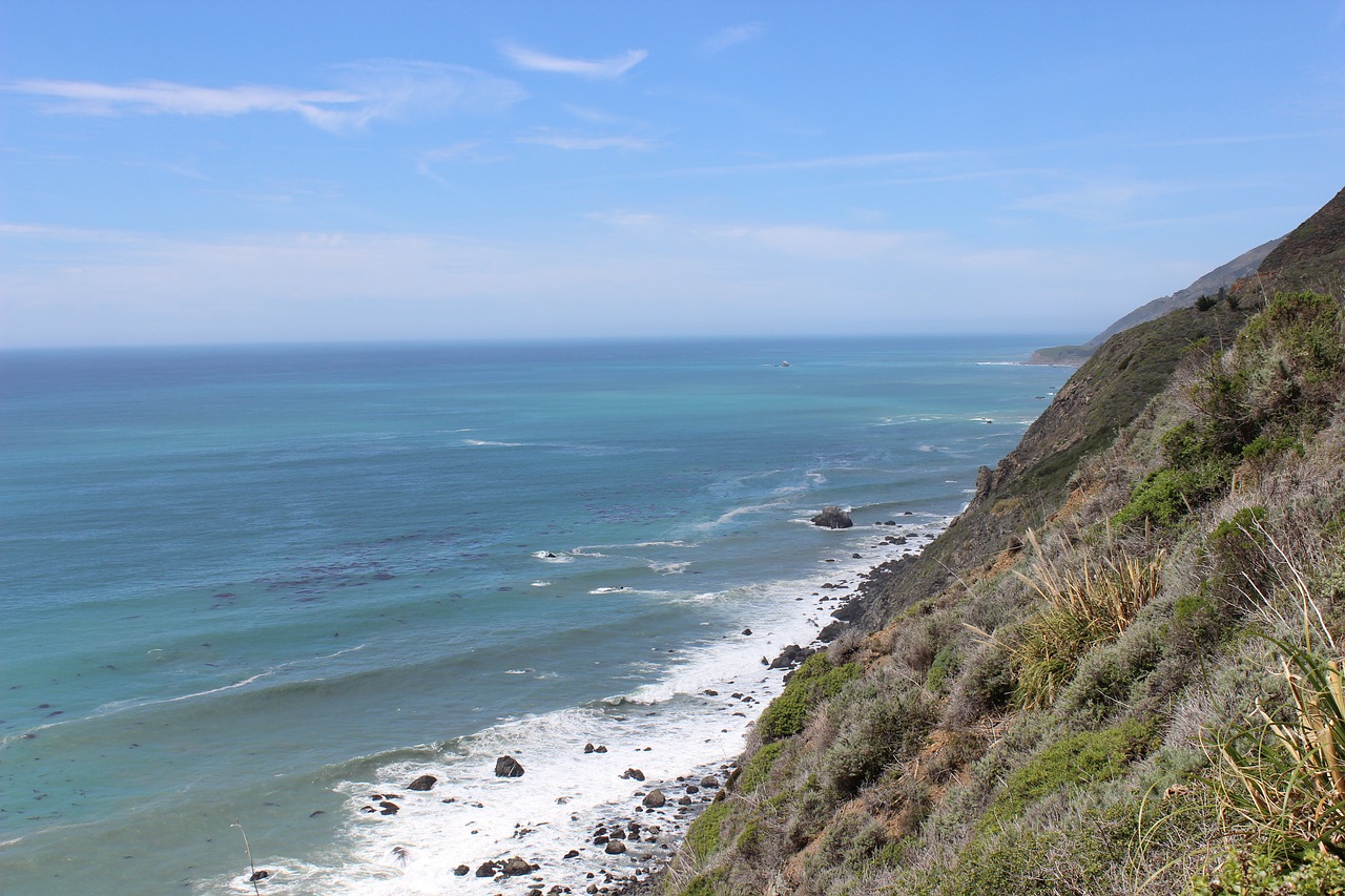 California,  Pakrantės Linija,  Ocean Skardis, Nemokamos Nuotraukos,  Nemokama Licenzija