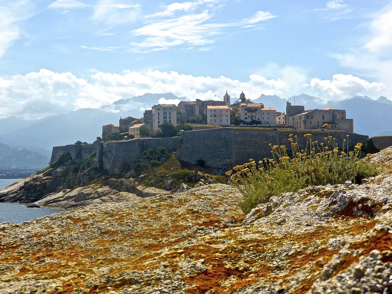 Calvi, Citadelė, Korsika, Tvirtovė, Senovės, Uostas, Uostas, Istorija, Fortas, Viduržemio Jūros