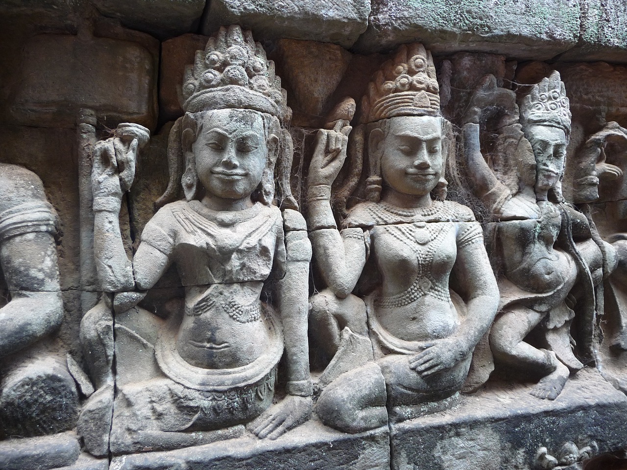 Kambodža, Angkor, Sugadinti, Asija, Budizmas, Architektūra, Šventykla, Akmuo, Unesco, Siem Grižti
