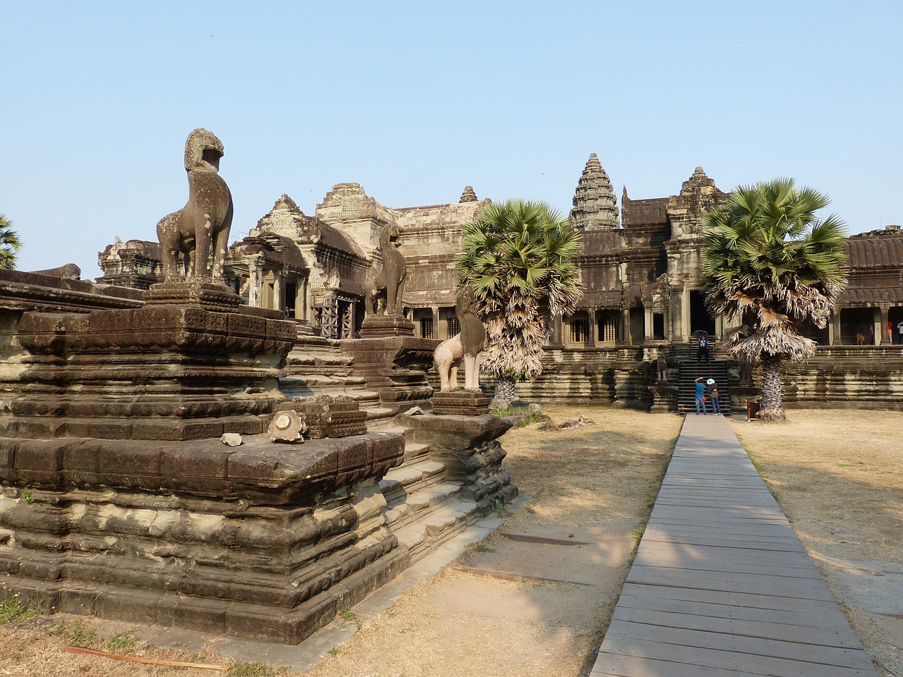 Kambodža, Angkor, Šventyklos Kompleksas, Angkor Wat, Istorija, Istoriškai, Nemokamos Nuotraukos,  Nemokama Licenzija