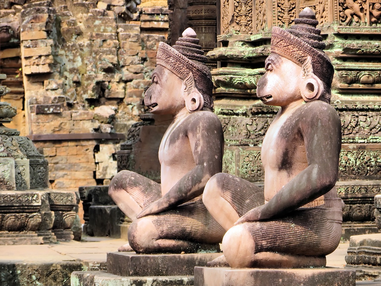 Kambodža, Angkor, Griuvėsiai, Šventykla, Bantai Krei, Globėjas, Nemokamos Nuotraukos,  Nemokama Licenzija
