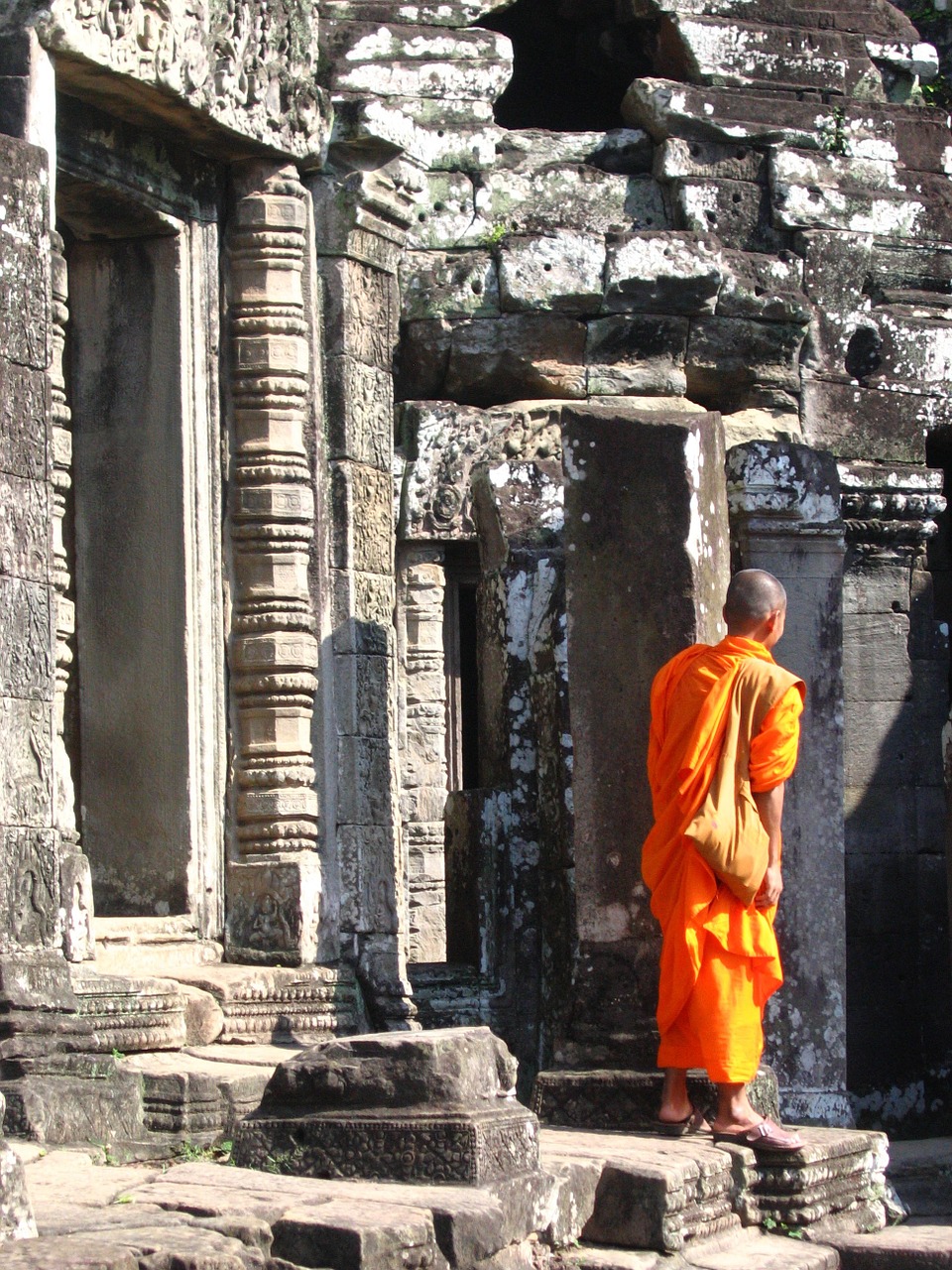 Kambodža, Vienuolis, Ankor Wat, Nemokamos Nuotraukos,  Nemokama Licenzija