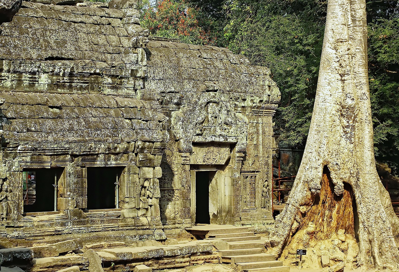 Kambodža, Angkor, Bantai Srei, Griuvėsiai, Archeologija, Šventykla, Skulptūros, Khmer, Religinis, Nemokamos Nuotraukos