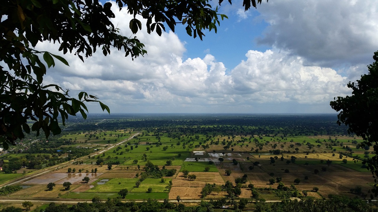 Kambodža, Asija, Battambang, Phnom Sampeau, Vaizdas, Kalnas, Nemokamos Nuotraukos,  Nemokama Licenzija
