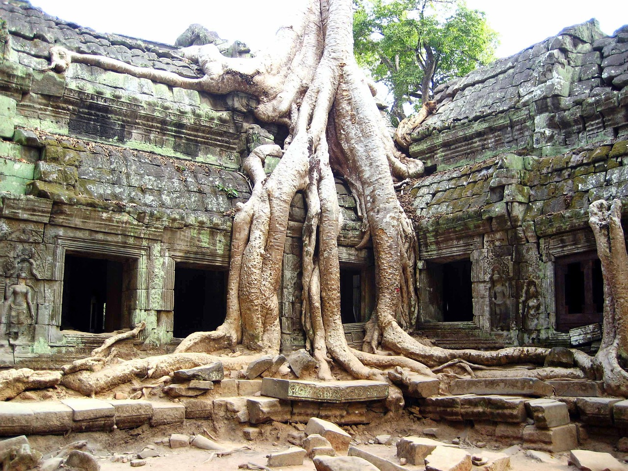 Kambodža, Griuvėsiai, Senovės, Asija, Kelionė, Šventykla, Angkor, Wat, Religija, Khmer