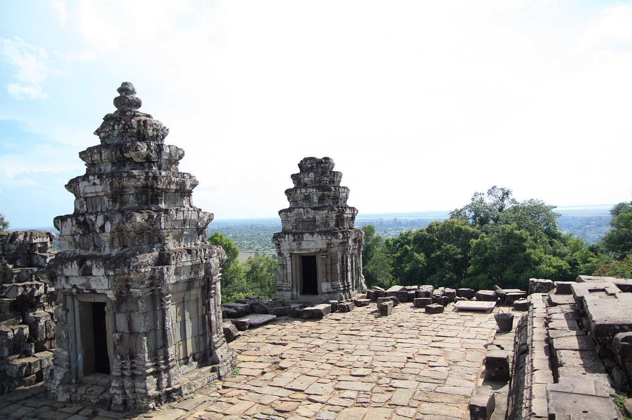 Kambodža, Šventykla, Angkor Wat, Griuvėsiai, Archeologija, Relikvijos, Festivalis, Dangus, Miškas, Nemokamos Nuotraukos
