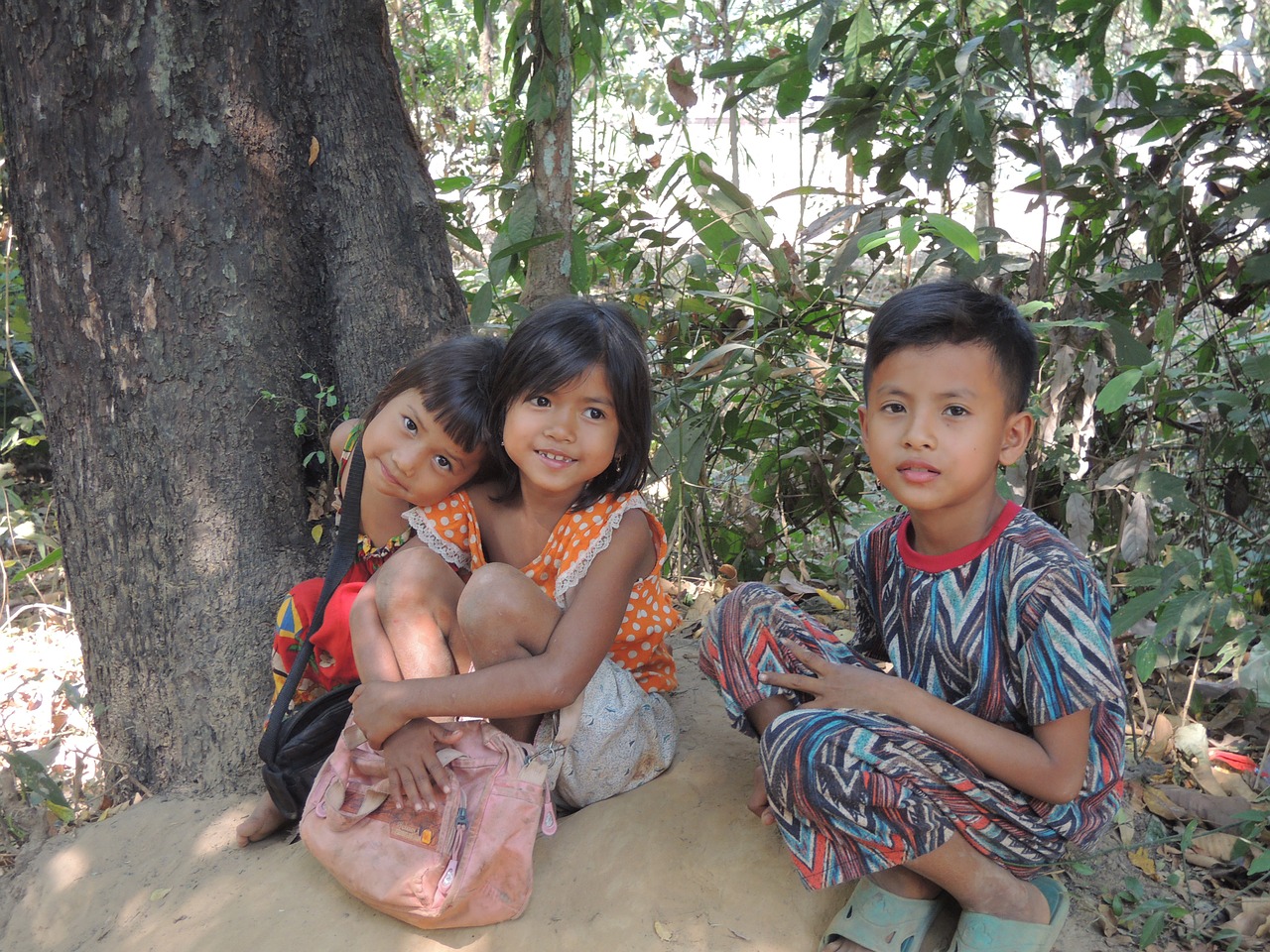 Kambodža, Vaikai, Broliai, Nemokamos Nuotraukos,  Nemokama Licenzija