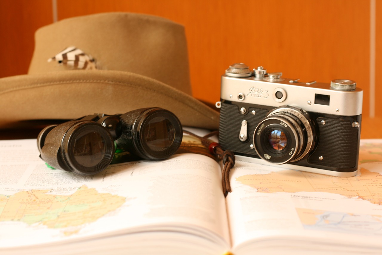 Fotoaparatas, Senas, Skrybėlę, Kelionė, Vintage, Senoji Kamera, Nemokamos Nuotraukos,  Nemokama Licenzija