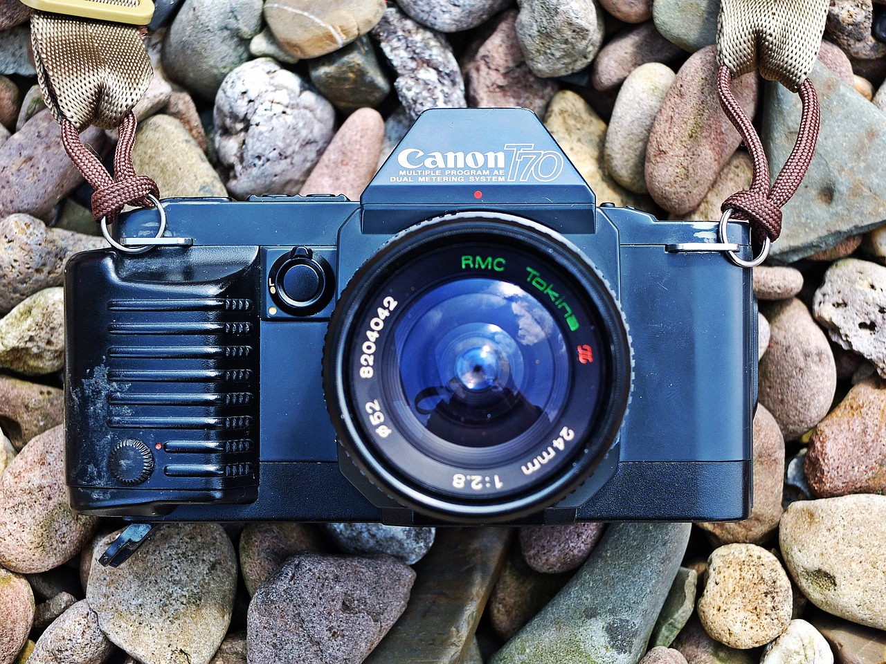 Fotoaparatas, Kanonas, T70, Analogas, Vintage, Senas, Retro, Hipster, Vhs, 70S