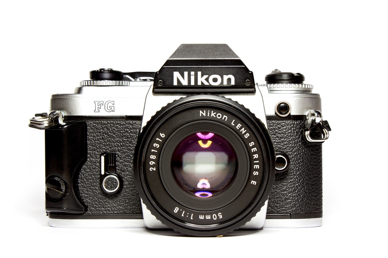 Fotoaparatas, Nikon, Analogas, Objektyvas, Nuotrauka, Retro, Fotografija, Filmas, Vintage, Fotoaparatas