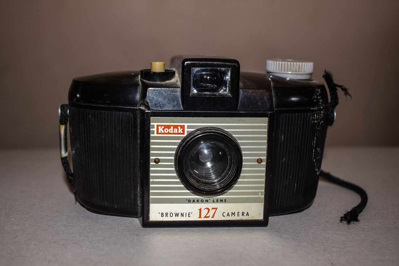 Fotoaparatas, Senovinis, Vintage, Senas, Fotografija, Įranga, Klasikinis, Kodak, Brownie 127, Nemokamos Nuotraukos