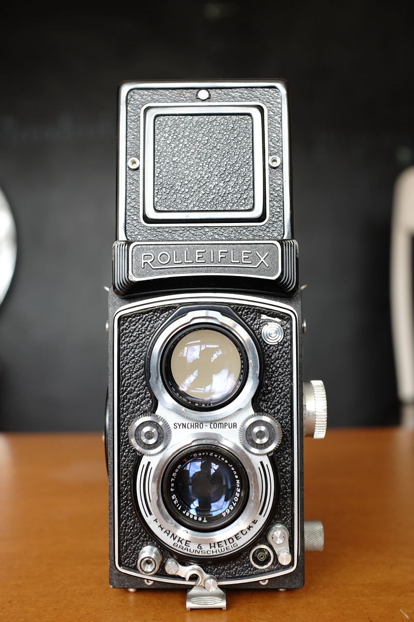 Fotoaparatas, Rolleiflex, Vintage, Analoginė Fotografija, Nemokamos Nuotraukos,  Nemokama Licenzija