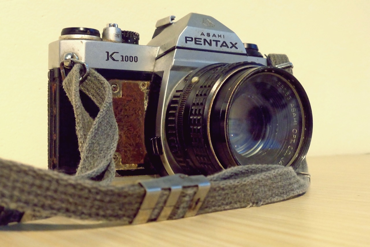 Fotoaparatas, Analogas, Pentax, Fotografija, Retro, Asahi Pentax K1000, Nemokamos Nuotraukos,  Nemokama Licenzija