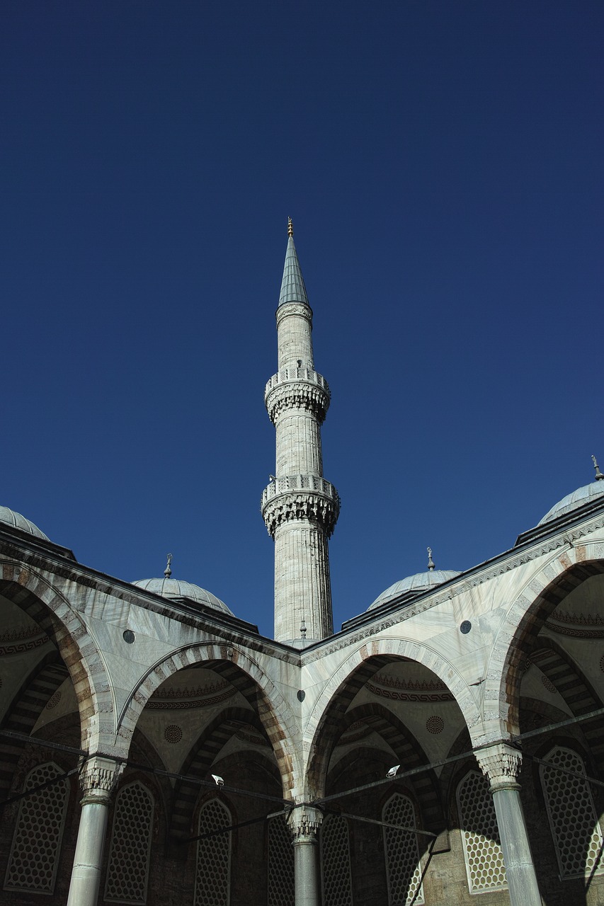 Cami, Minaretas, Kupolas, Miesto Centras, Turkija, Architektūra, Religija, Minaretai, Miestas, Artimieji Rytai
