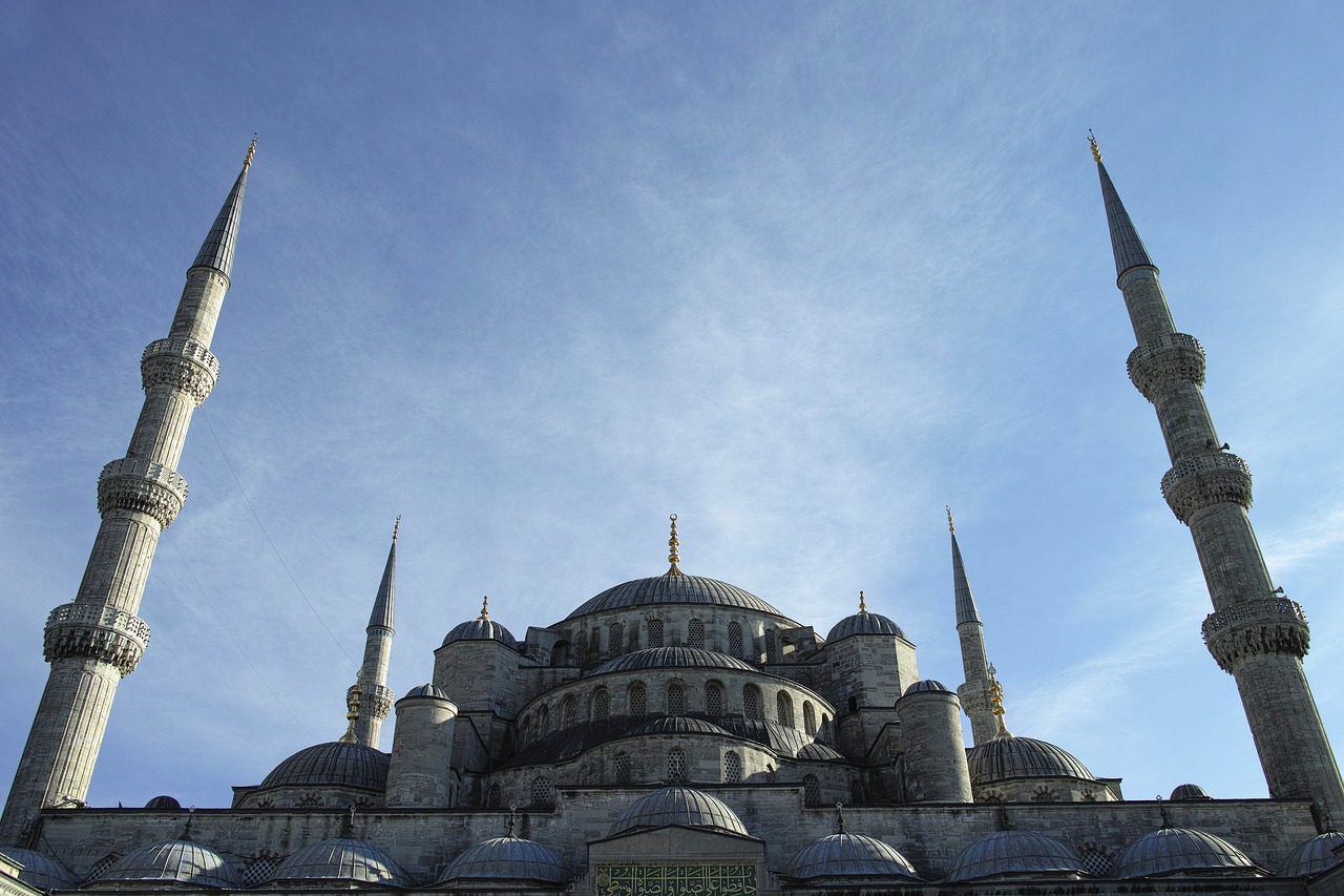 Cami, Minaretas, Aukštas, Istanbulas, Turkija, Architektūra, Religija, Islamas, Minaretai, Miestas