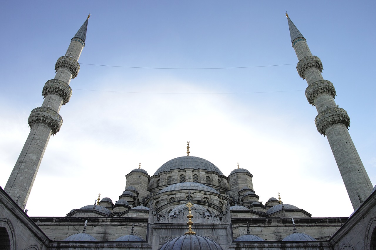 Cami, Minaretas, Istanbulas, Turkija, Architektūra, Religija, Islamas, Minaretai, Miestas, On