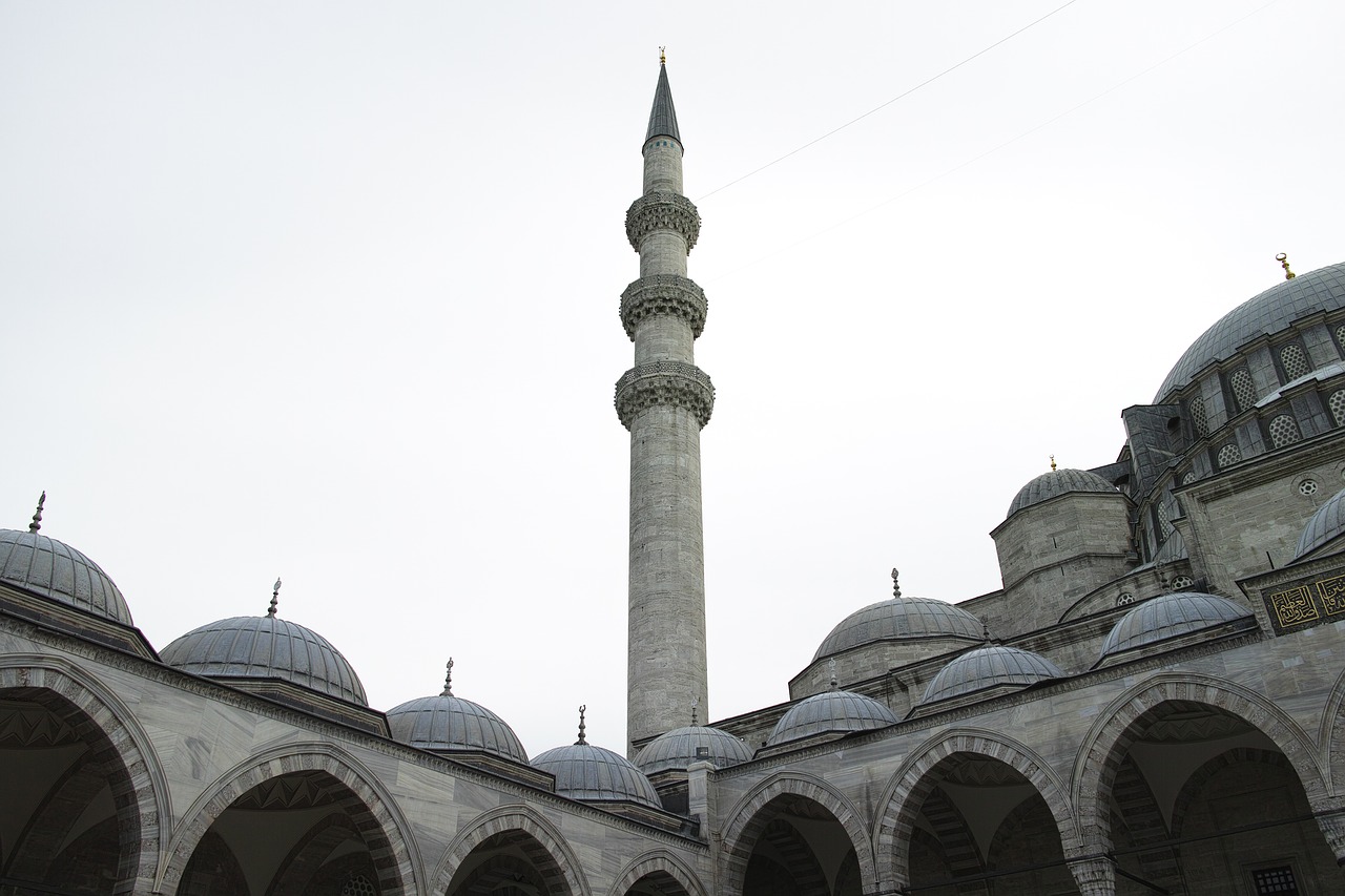 Cami, Minaretas, Istanbulas, Turkija, Architektūra, Religija, Islamas, Minaretai, Miestas, On