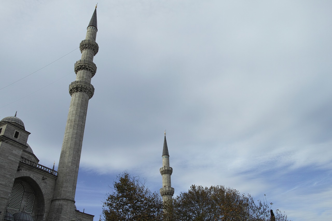 Cami, Minaretas, Istanbulas, Turkija, Architektūra, Religija, Islamas, Minaretai, Miestas, On