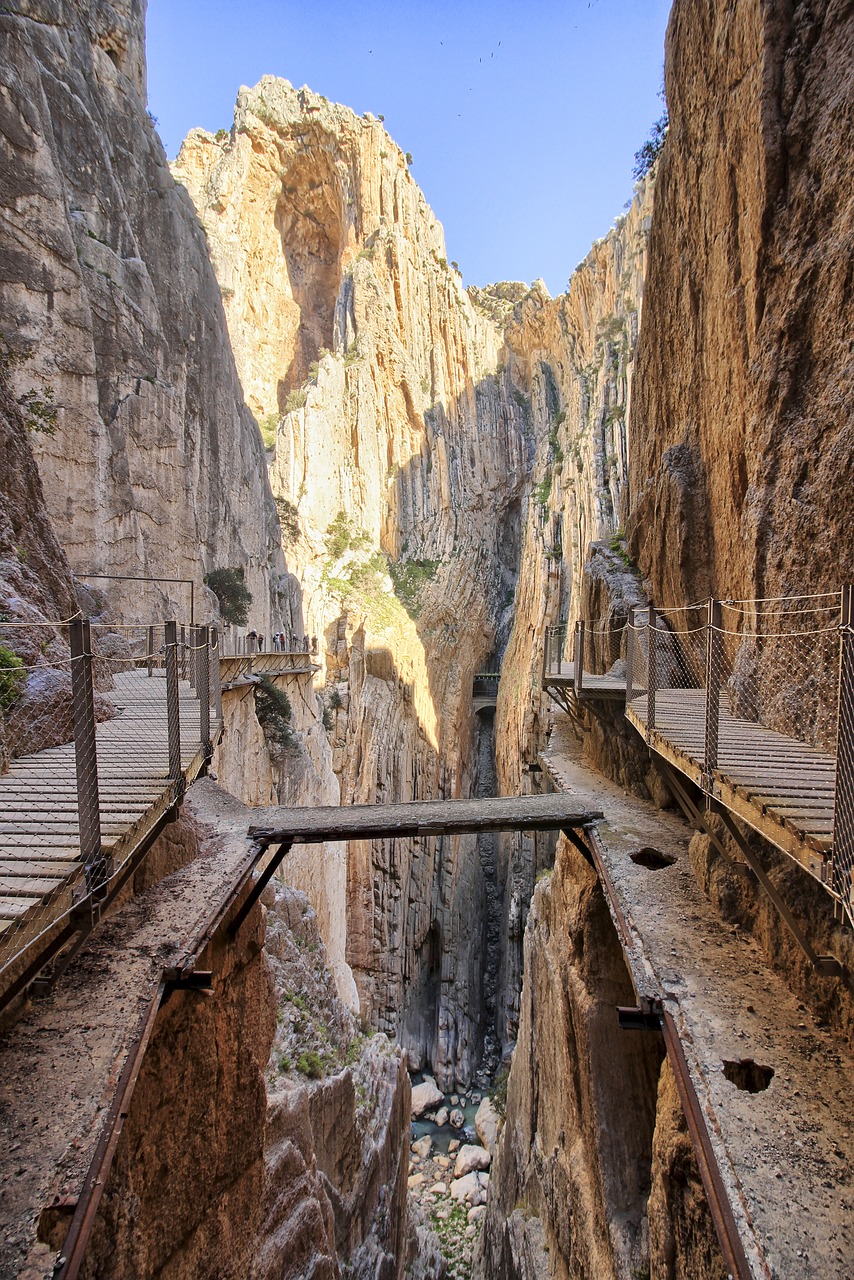 Caminito Del Rey, Architektūra, Vertigo, Malaga, Andalūzija, Aukštis, Kalnas, Siena, Gamta, Nemokamos Nuotraukos