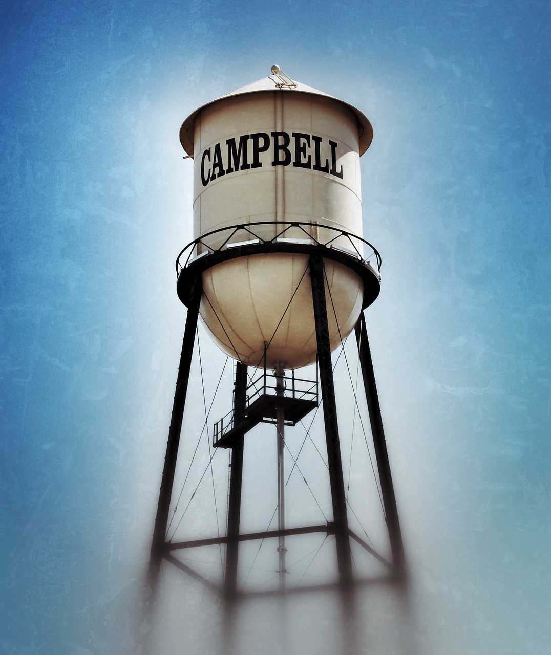 Campbell California, Campbell Vandens Bokštas, Campbell Orientyras, Nemokamos Nuotraukos,  Nemokama Licenzija