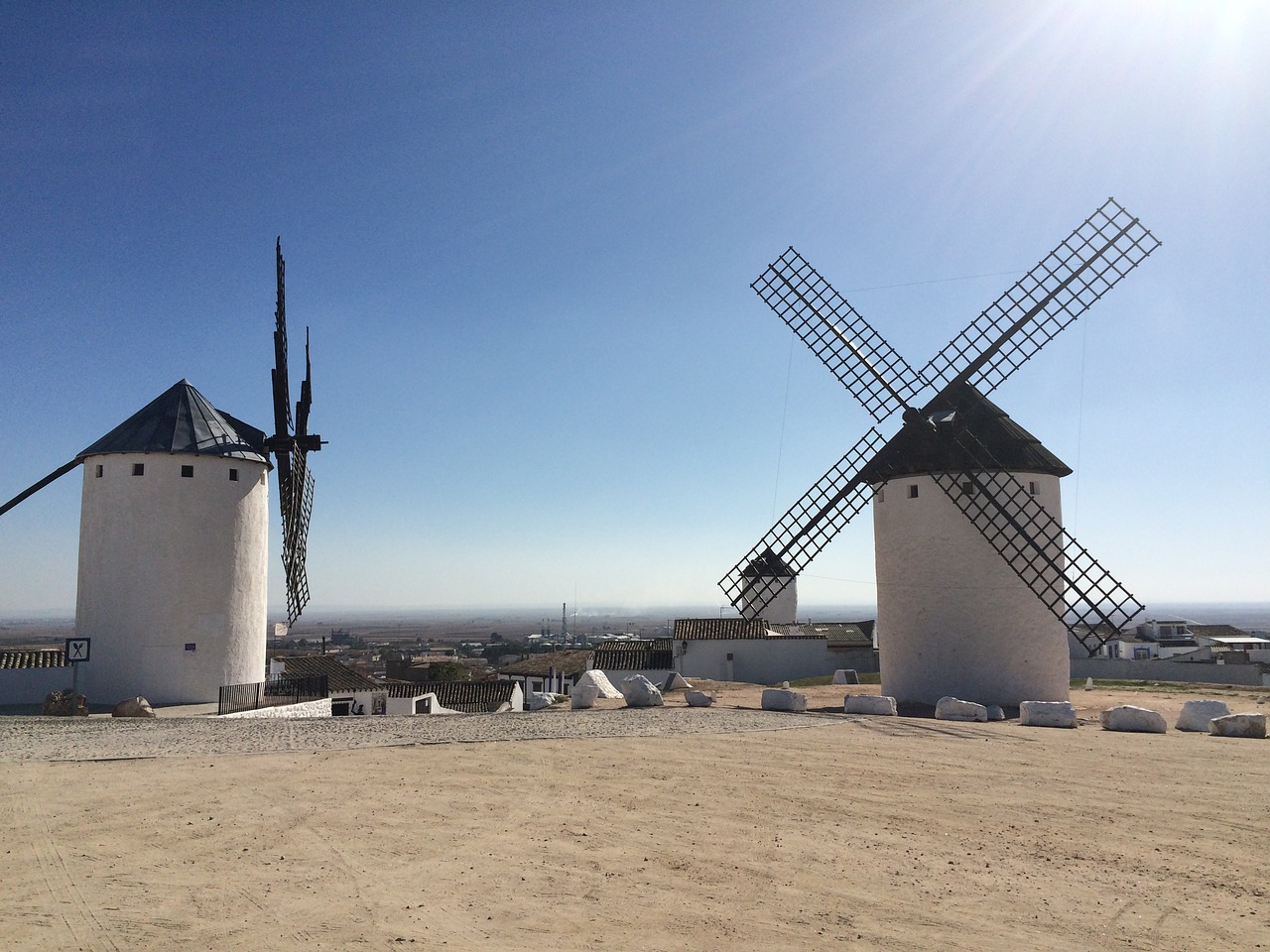 Campo De Criptana, Malūnai, Ispanija, Nemokamos Nuotraukos,  Nemokama Licenzija