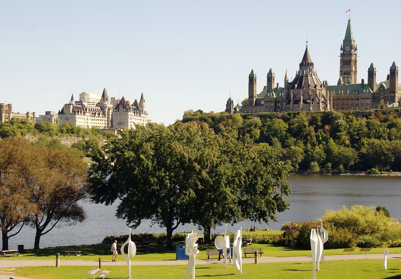 Kanada, Otava, Parlamentas, Château Laurier, Upės Parkas, Modernus Menas, Nemokamos Nuotraukos,  Nemokama Licenzija
