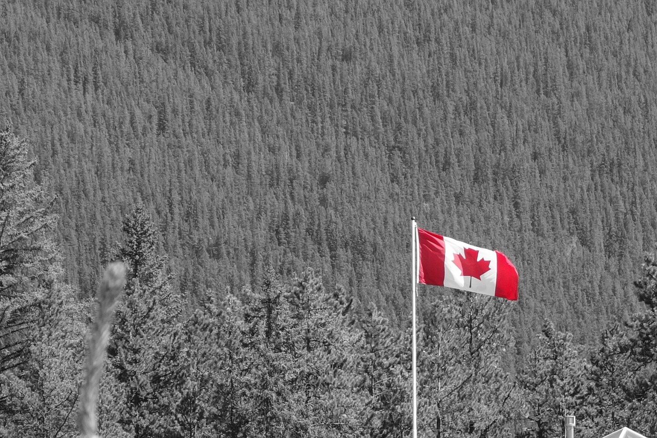 Kanada, Kanados Vėliava, Nacionalinis Parkas, Nemokamos Nuotraukos,  Nemokama Licenzija