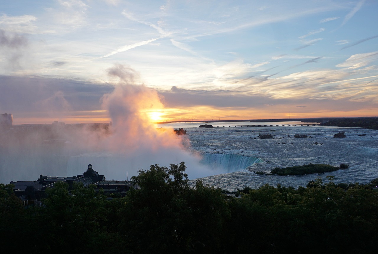 Kanada, Niagaros Krioklys, Niagara, Krioklys Saulėtekyje, Niagaros Krioklys, Niagara If, Kriokliai, Nemokamos Nuotraukos,  Nemokama Licenzija