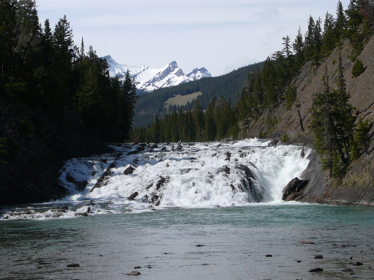 Kanada, Upė, Krioklys, Vakarų Kanadoje, Banff, Nemokamos Nuotraukos,  Nemokama Licenzija