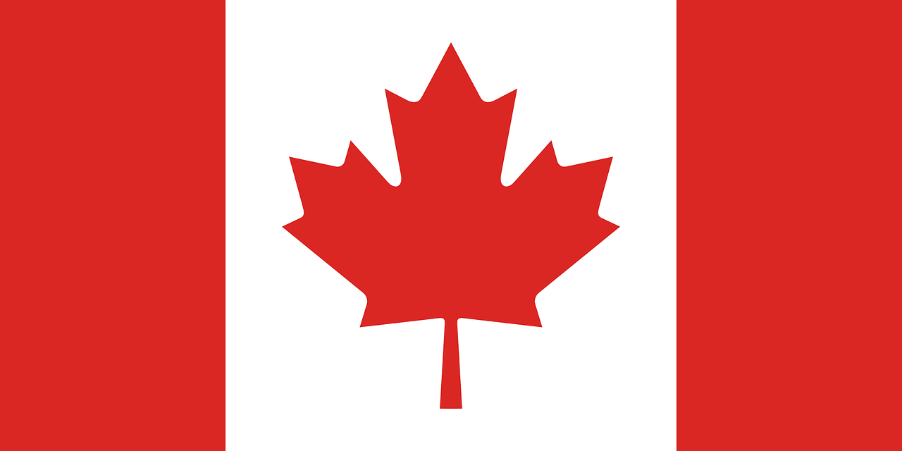 Kanada, Vėliava, Kanados, Simbolis, Šalis, Tauta, Piktograma, Šiaurės Amerika, Nacionalinis, Nemokama Vektorinė Grafika