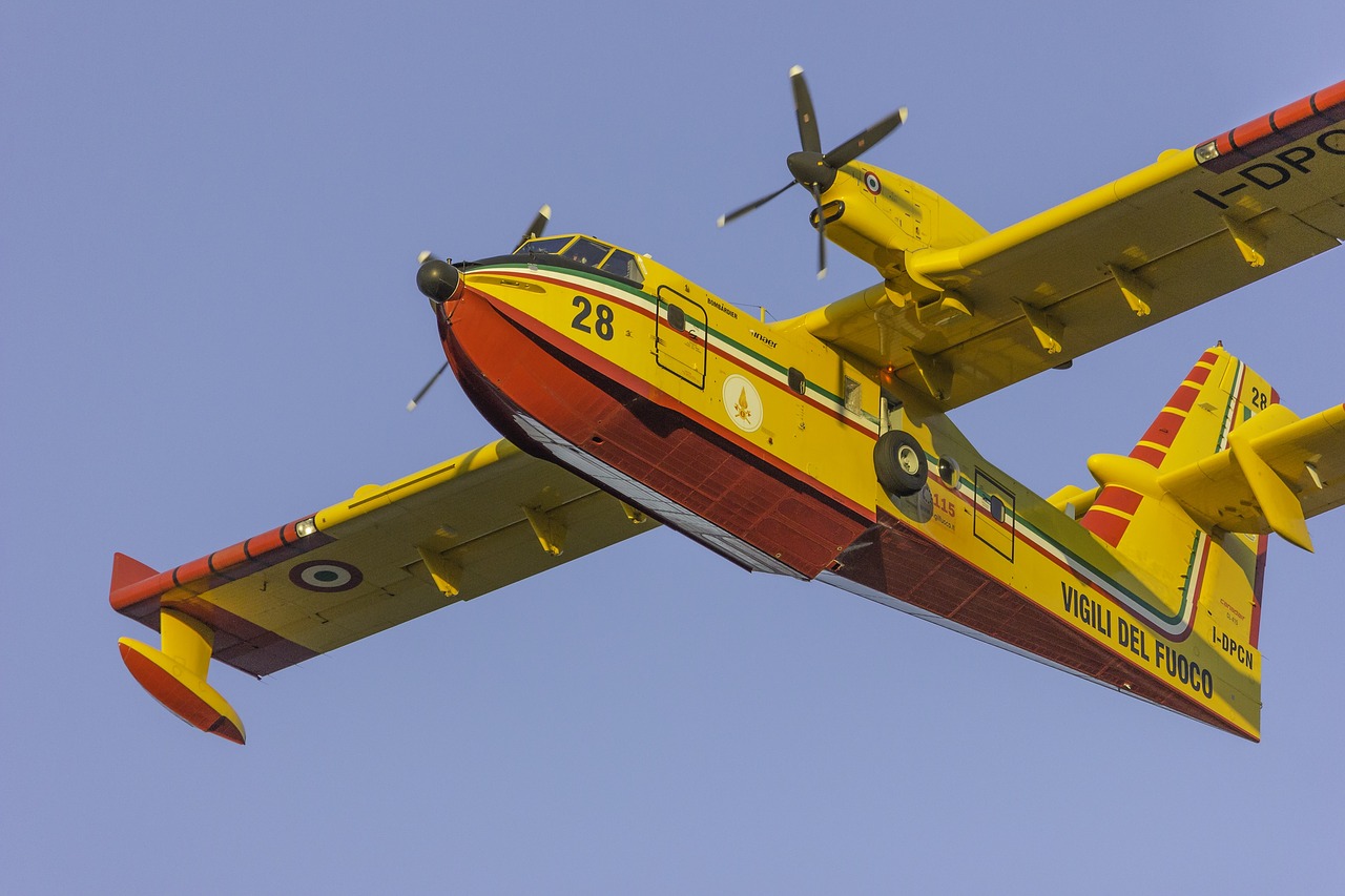 Canadair, Ugnies Bombonešis, Cl415, Lėktuvas, Gaisrininkas, Ugnis, Lėktuvas, Skraidantis, Talpykla, Oras