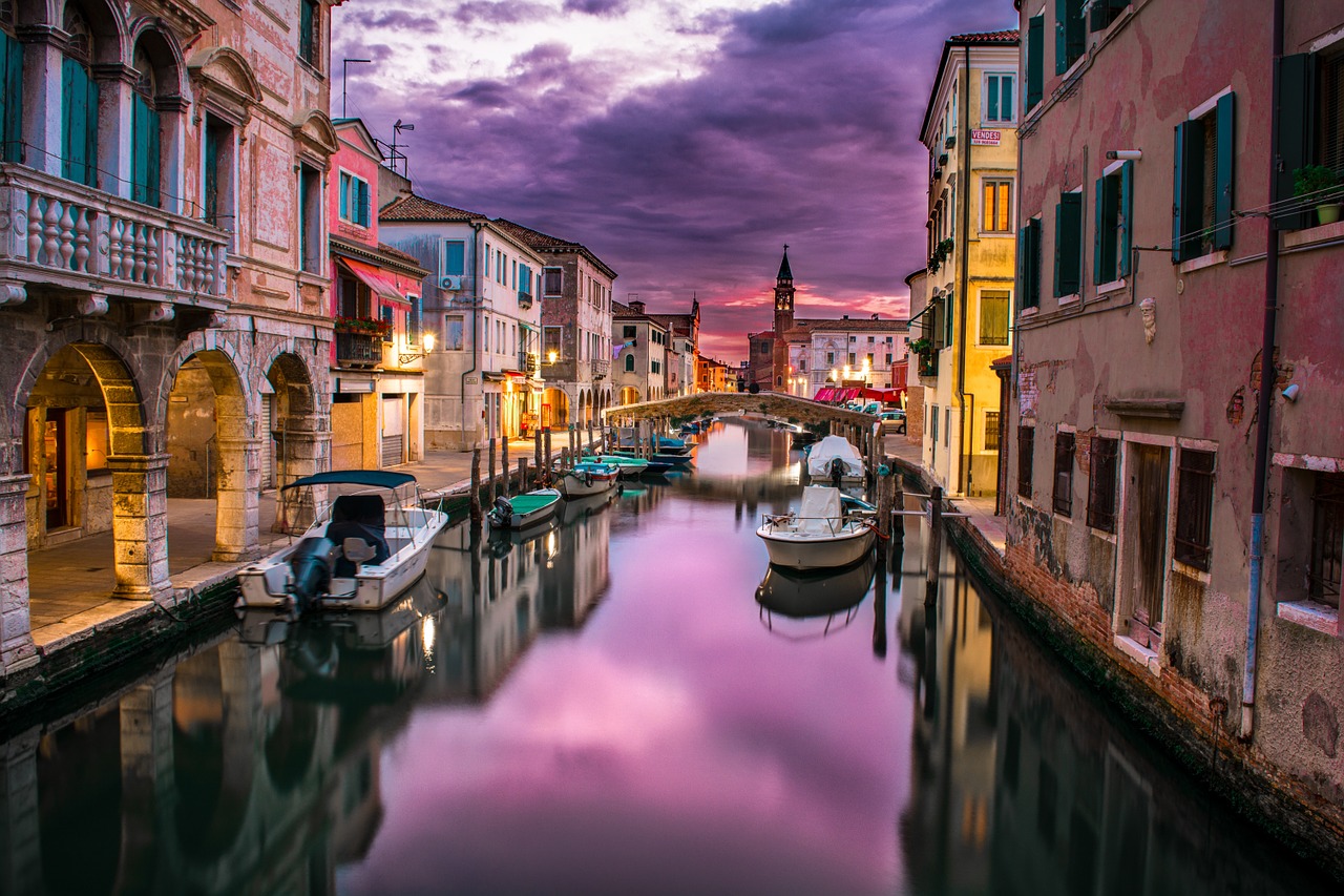 Kanalas, Venecija, Italy, Vanduo, Upė, Pastatai, Valtis, Kraštovaizdis, Architektūra, Venetian