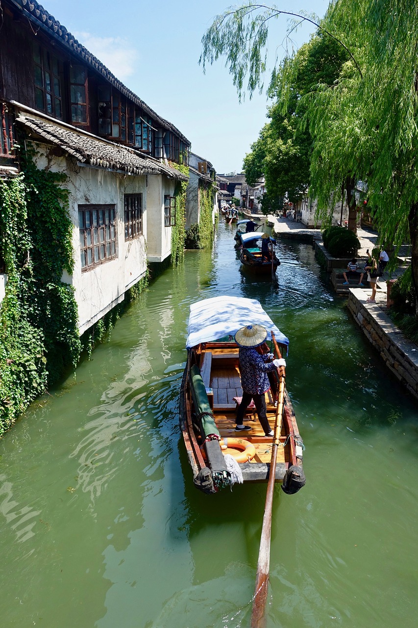 Kanalas,  Vandens,  Valtys,  Kinija,  Turizmas,  Istorinis,  Kultūra,  Kanalas,  Architektūra,  Romantiškas
