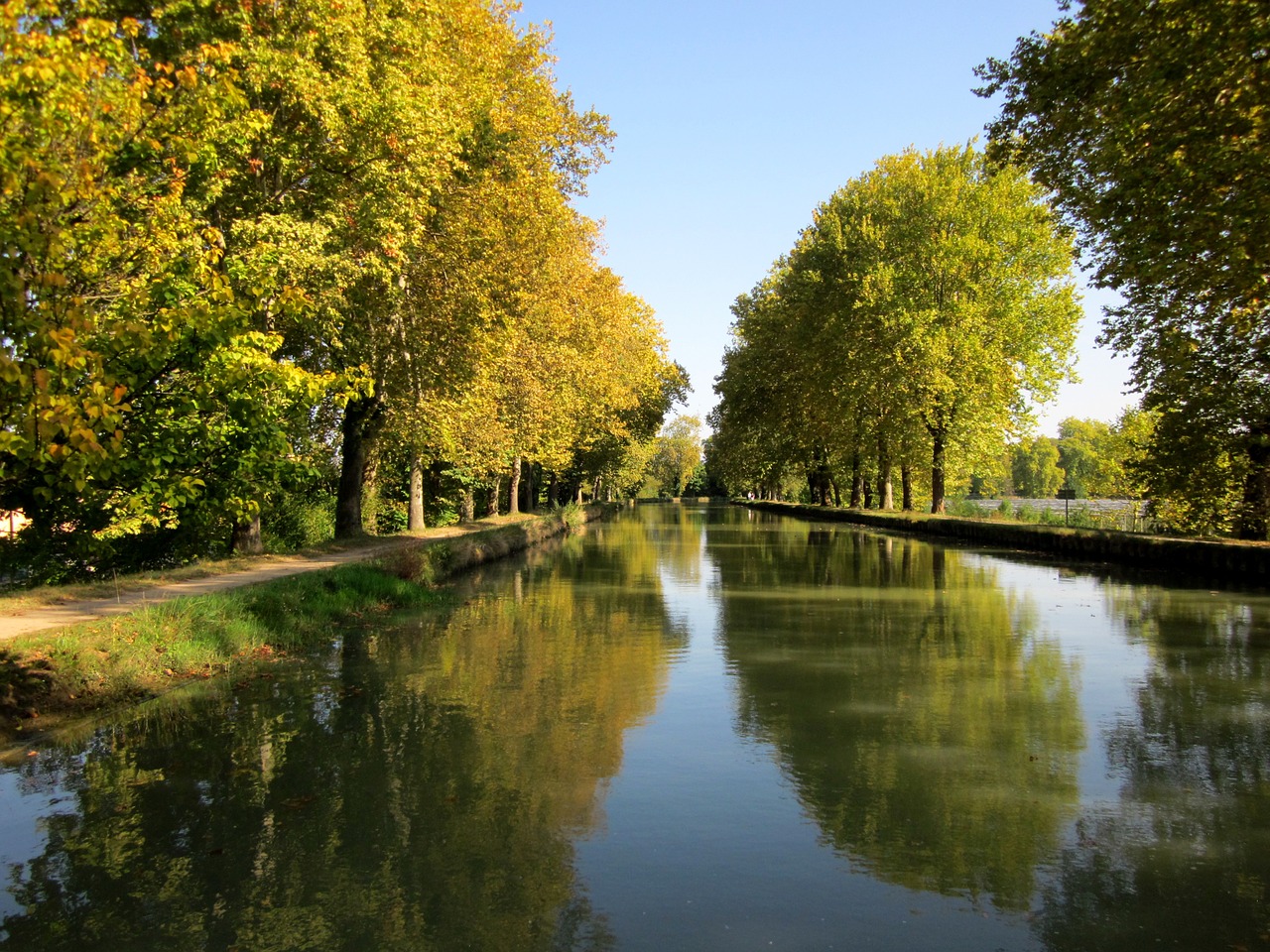 Kanalas De Garonne, France, Kanalas, Nemokamos Nuotraukos,  Nemokama Licenzija