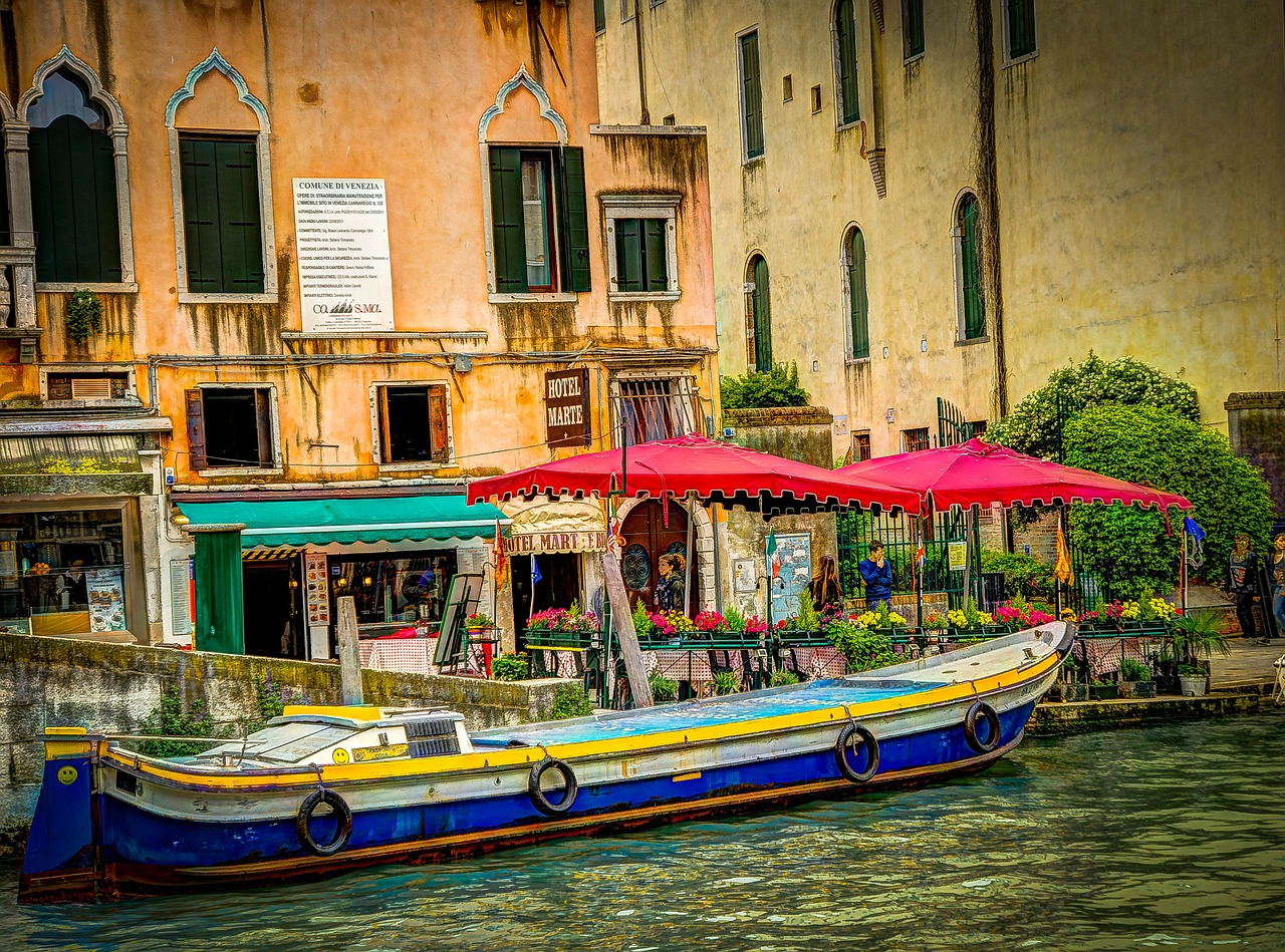 Kanalo Grande, Venecija, Italy, Kanalas, Vanduo, Namai, Valtys, Žinomas, Romantika, Romantiškas