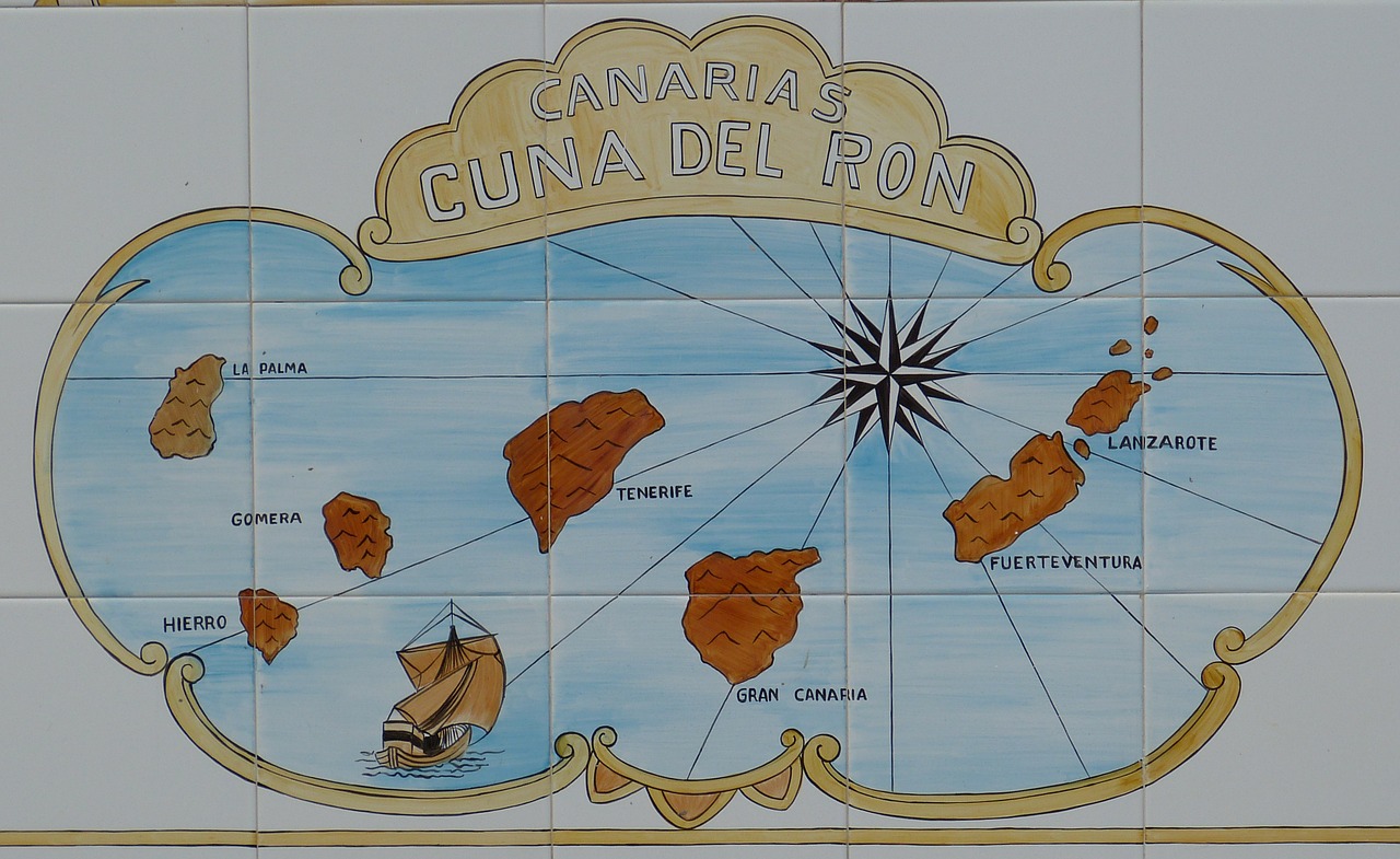 Kanarų Salos, Tenerifė, Fuerteventura, Ispanija, Vaizdas, Plytelės, Sala, Атлантический, Gomera, Lanzarote