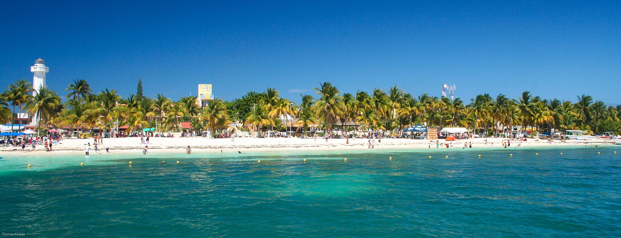 Cancun, Papludimys, Meksika, Jūra, Prie Jūros, Gražūs Paplūdimiai, Kranto, Vanduo, Šventė, Paplūdimio Jūra
