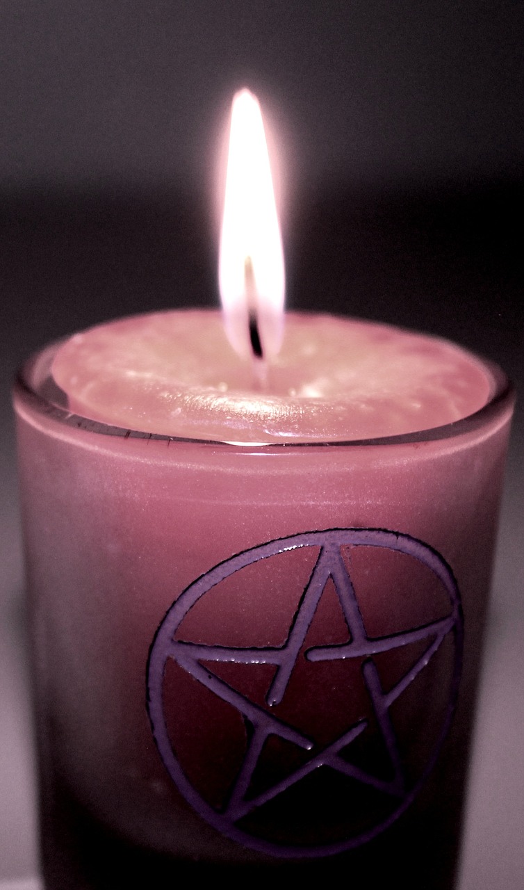 Žvakių Magija, Žvakių Magija, Wicca, Pagan, Liepsna, Religija, Okultas, Rašybos, Ezoterinė, Pentagrama