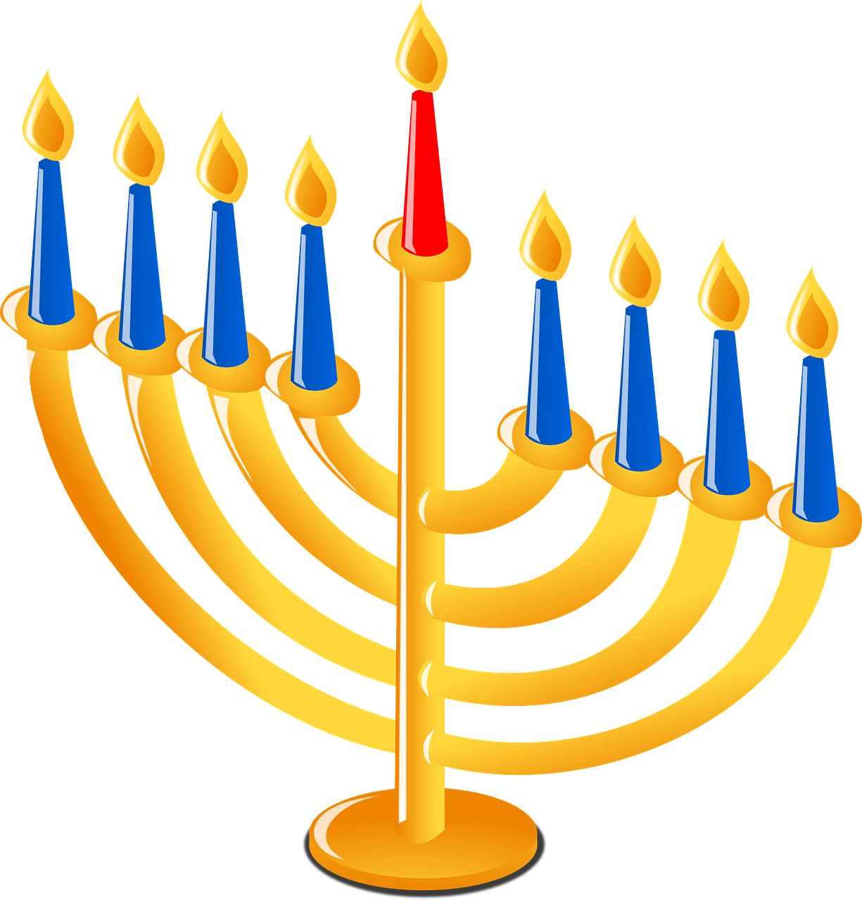 Žvakidė, Žvakidė, Candelabra, Menorah, Hanukkah, Žvakidės Laikiklis, Žvakės, Įvykis, Atostogos, Kwanzaa