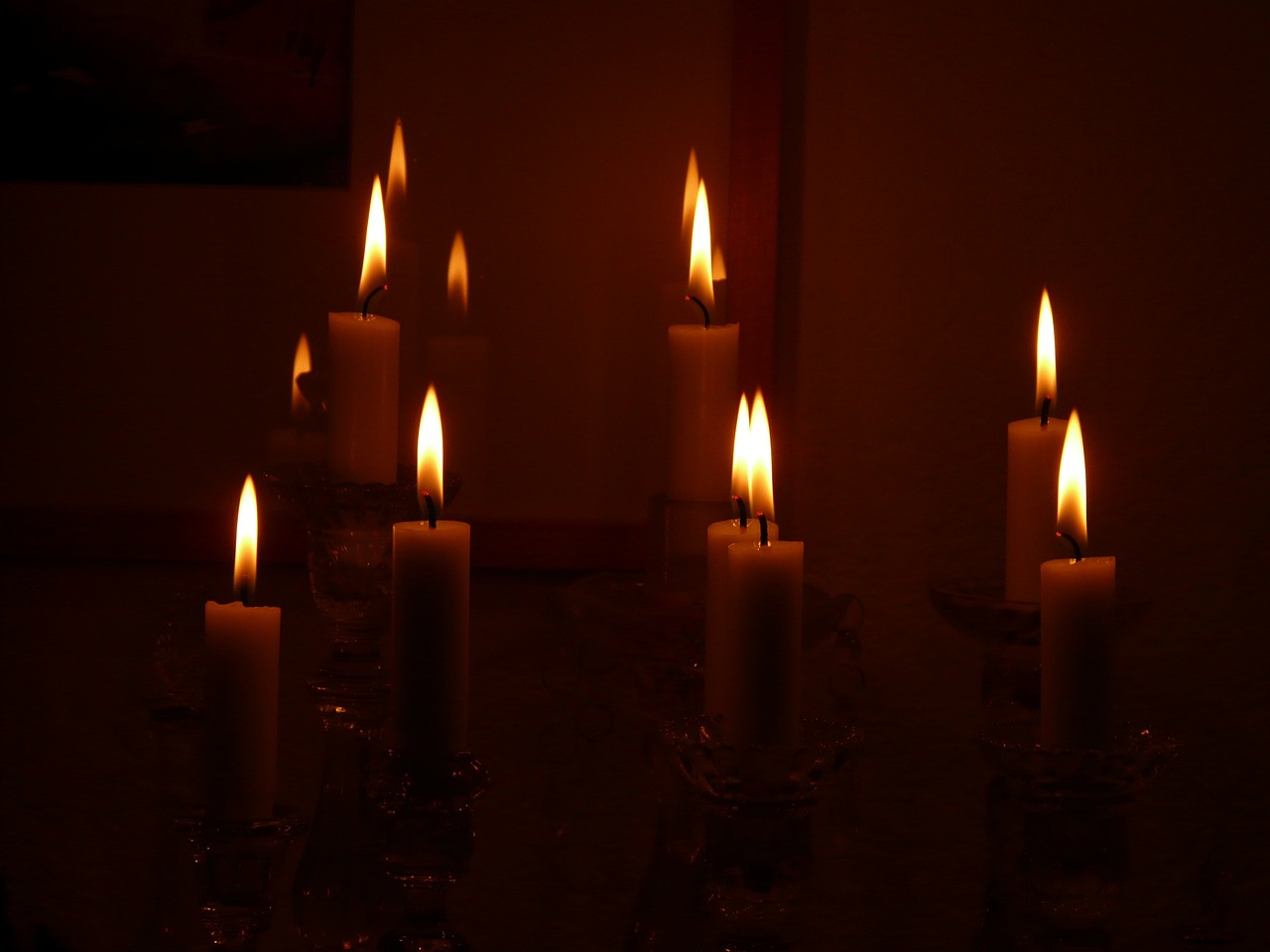 Žvakės, Žvakių Šviesa, Šviesa, Vaškas, Veidrodis, Wick, Nemokamos Nuotraukos,  Nemokama Licenzija