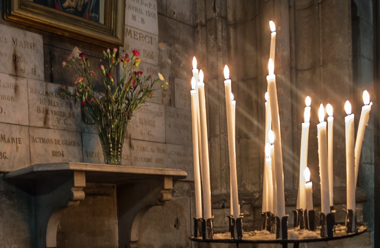 Žvakės, Bažnyčia, Katedra, B N, Palencia, Šviesa, Žvakių Šviesa, Buriavimas, Apšviestas, Malda