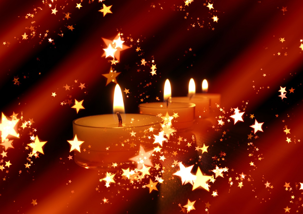 Žvakės, Žvaigždė, Kalėdos, Festivalis, Atvirukas, Žvakių Šviesa, Šviesa, Vaškas, Žvakidė, Wick